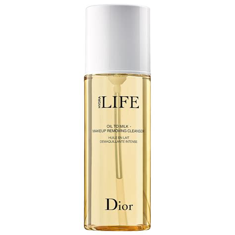 dior hydra life oil to milk makeup removing cleanser|Dior Hydra Life.